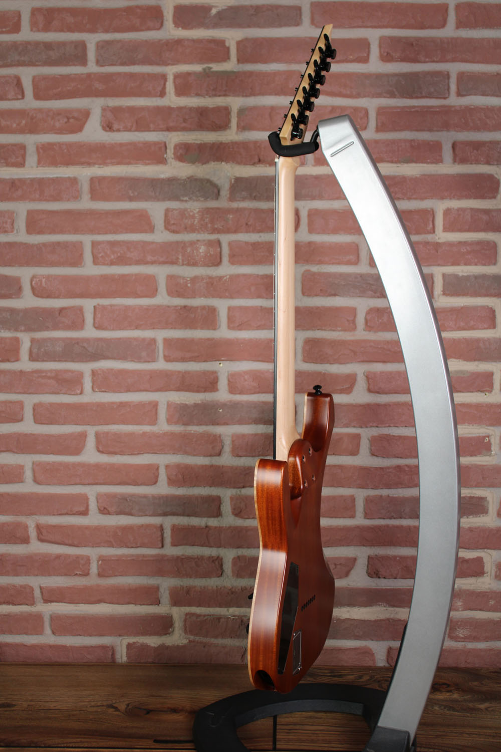 USA M-7 Baritone See  Thru Black Sunburst EMG